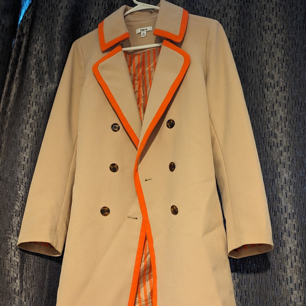 Bar III trench coat